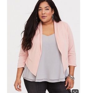 Torrid Dusty pink blazer